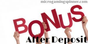 Microgaming free spins after contribution