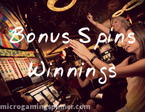 A prize from Microgaming free spins